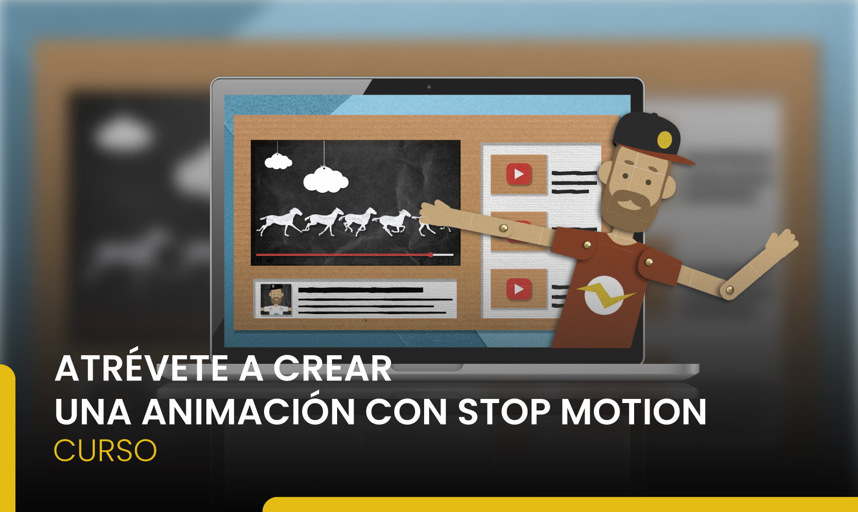 Atrévete a crear una animación con stop motion